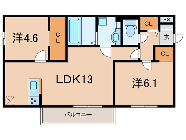 ラ・ヴェール杉尾台の物件間取画像